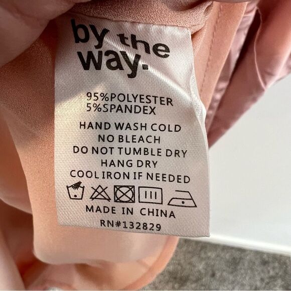NWT Revolve x By The Way pleated dress in Blush | Size L - Picture 10 of 12